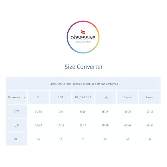 Obsessive Luiza - sieviešu stringi ar tulpju rakstu melni