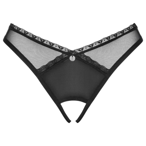 Obsessive sieviešu atvērtās string biksītes melnas - M/L
