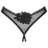 Obsessive sieviešu atvērtās string biksītes melnas - M/L