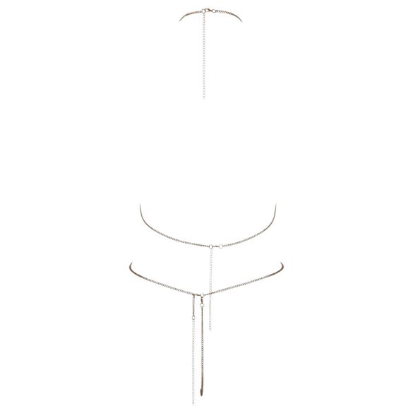 Cottelli - ķēdītes bikini sievietēm ar strasām sudraba