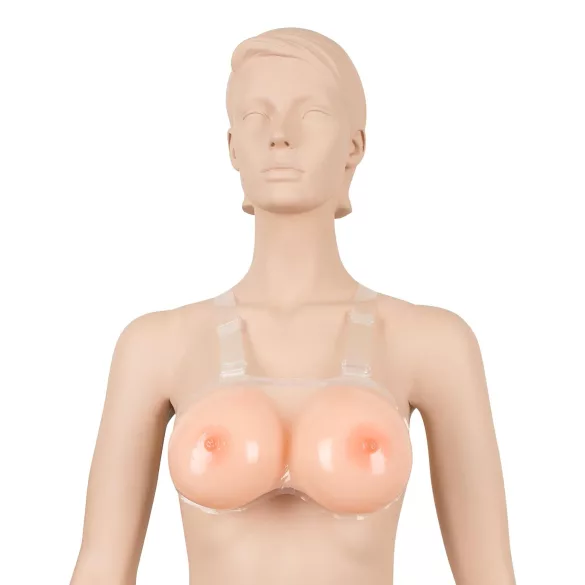 Cottelli - silikona pievienojamās push-up krūtis 2x600g