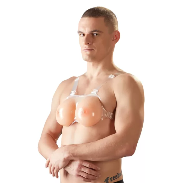 Cottelli - silikona pievienojamās push-up krūtis 2x600g