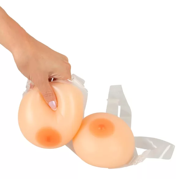 Cottelli - silikona pievienojamās push-up krūtis 2x400g