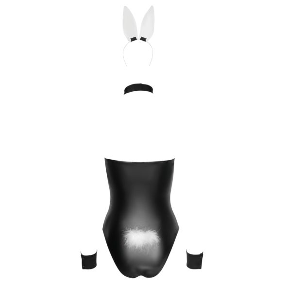 Cottelli Bunny - seksīga spīdīga zaķenītes kostīms 5 daļas - M