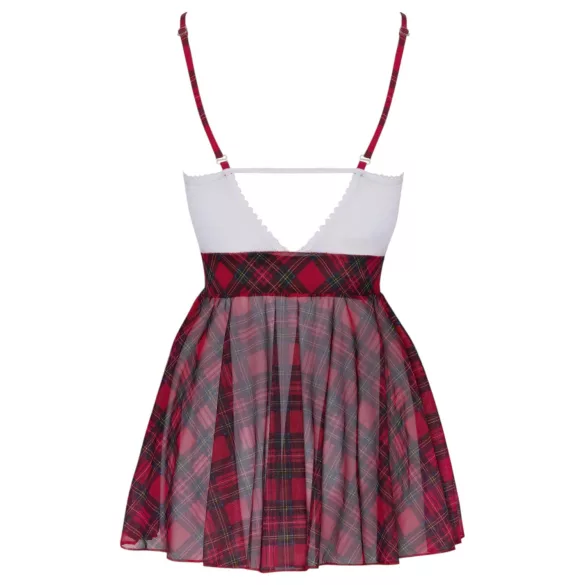 Cottelli - skolnieces kostīms sarkans balts - XL