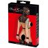 Bad Kitty - mežģīņu BDSM komplekts (melns) - M