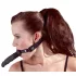 Fetish - mutes fiksators ar dildo melns