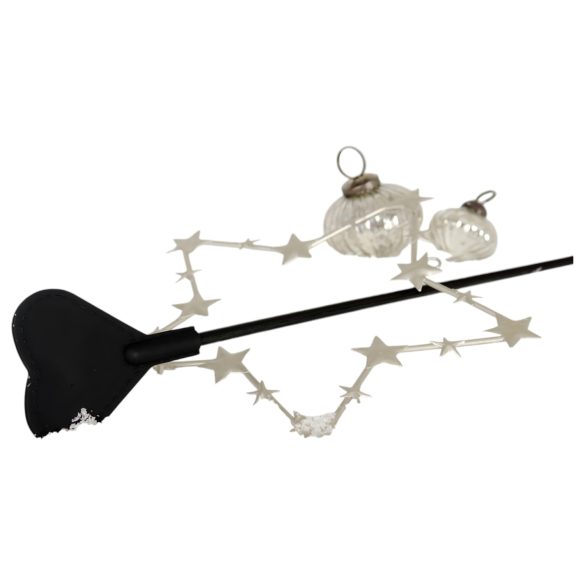 Sirds - silikona pletne - melna