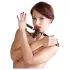 Bad Kitty - silikona mutes aizbāznis ar nelielu dildo melns