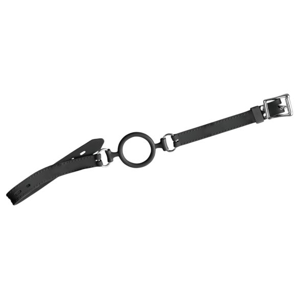 Bad Kitty - silikona mutes aizbāznis ar gredzenu melns