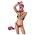 Bad Kitty - bondage komplekts 7 daļas sarkans