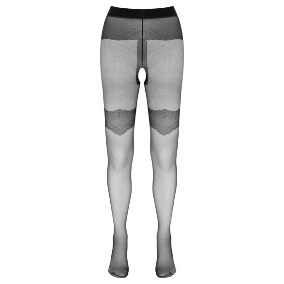 Cottelli - ekskluzīvas raksta, atvērtas zeķbikses (melnas) - 5