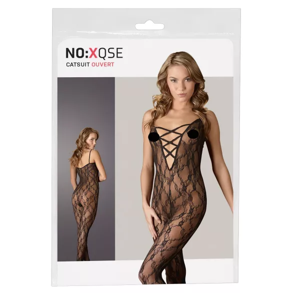 NO:XQSE - seksa kombinezons no mežģīnēm - 2XL/3XL