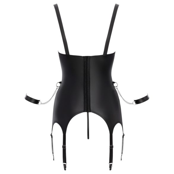 Cottelli - krūšu atsedzošs bondage komplekts melns