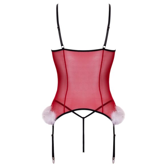 Cottelli - Ziemassvētku apakšveļas komplekts (sarkans) - L/XL