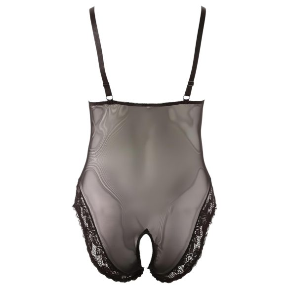 Cottelli Plus Size - mežģīņu ķermenis (melns)