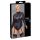 Cottelli Bondage Plus Size - mežģīņu piedurknes bodijs (melns) - 2XL