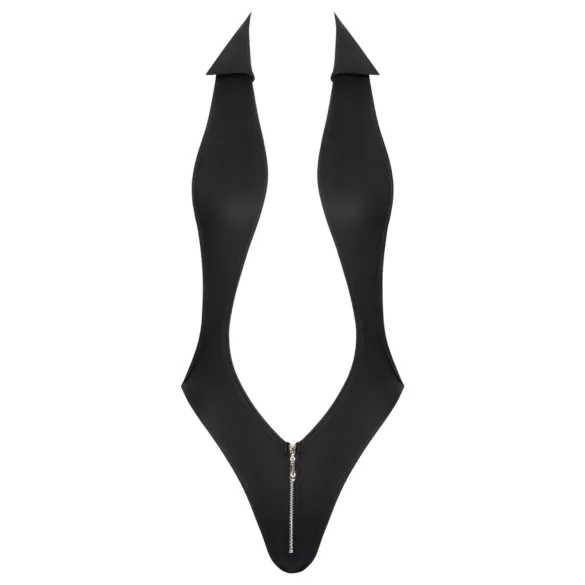 Cottelli Party - sieviešu bodijs ar apkakli melns - M/L