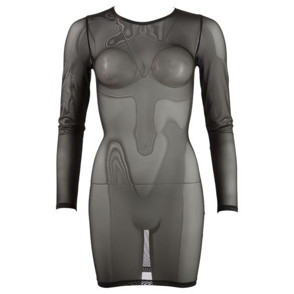 Cottelli - caurspīdīga kleita melna - XL