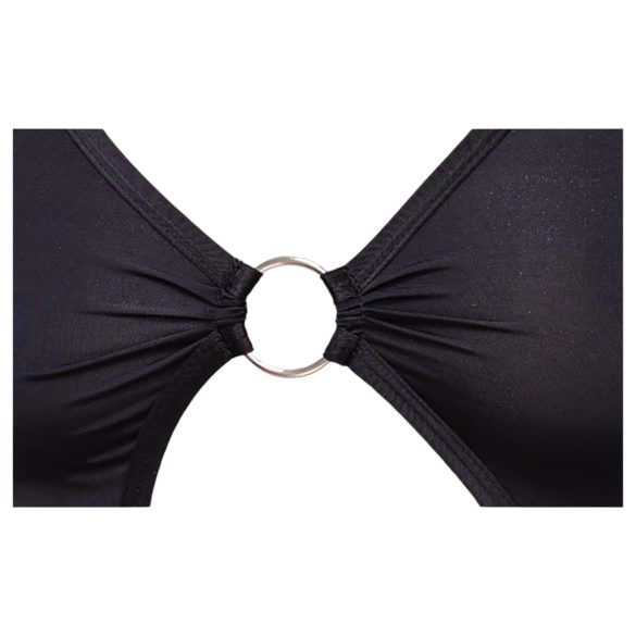 Cottelli Party - sieviešu asimetrisks kleita ar gredzenu melna - L