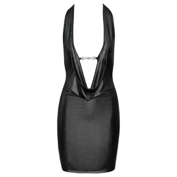 Cottelli Party - sieviešu kleita ar kakla siksnu sudraba krāsā - L