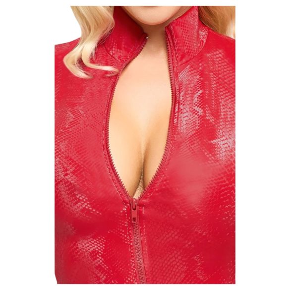 Cottelli - mini kleita ar čūskādas rakstu sarkana - M