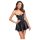 Noir Libido - matēta mini kleita (melna) - L