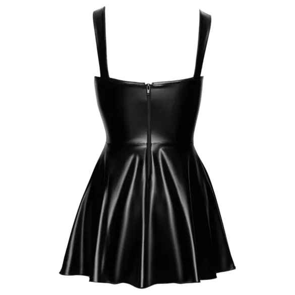 Noir - priekšpusē sasienama mini kleita (melna)