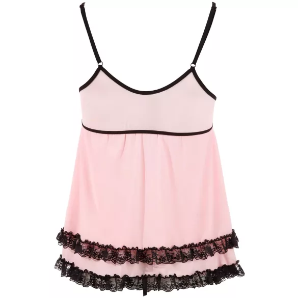 Cottelli - babydoll ar volāniem sievietēm melns - M