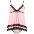 Cottelli - babydoll ar volāniem sievietēm melns - XL
