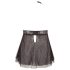 Cottelli Plus Size - mežģīņu viegls babydolls (melns) - 2XL