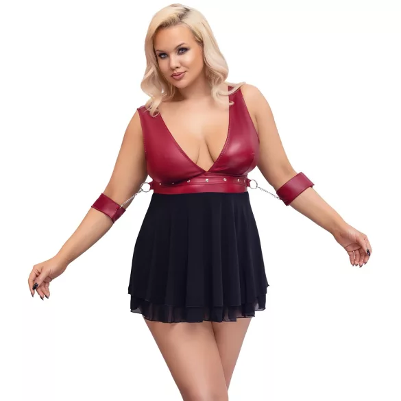 Cottelli Bondage Plus Size - sarkans babydolls