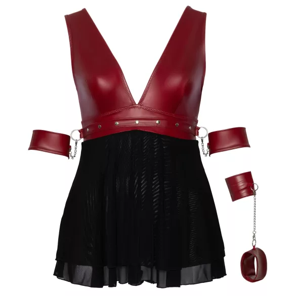 Cottelli Bondage Plus Size - sarkans babydolls