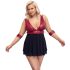 Cottelli Bondage Plus Size - babydolls (sarkans) - 3XL