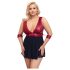 Cottelli Bondage Plus Size - babydolls (sarkans) - 3XL