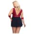 Cottelli Bondage Plus Size - babydolls (sarkans) - 3XL