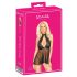 Kissable - mežģīņu babydoll ar kakla siksnu, melna - L/XL