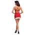 Cottelli - Ziemassvētku mini kleita (sarkana) - L/XL