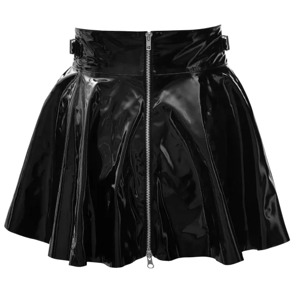 Black Level - plisēta mini svārki melni - M