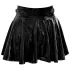 Black Level - plisēta mini svārki melni - M
