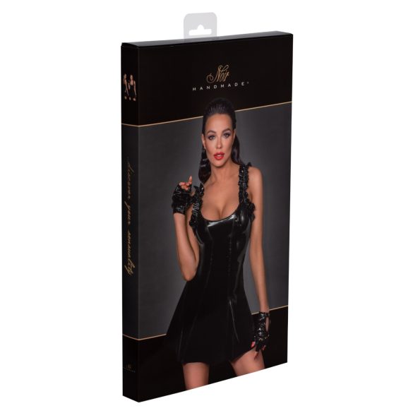 Noir - volānu mini kleita (melna) - L