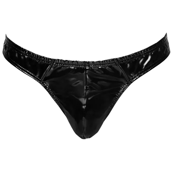 Black Level - vīriešu stringi klasiskie lakoti melni - M