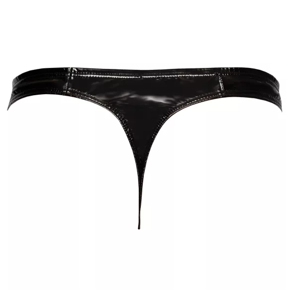 Black Level - vīriešu stringi klasiskie lakoti melni - L