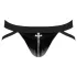 Black Level - vīriešu jockstrap biksītes ar rāvējslēdzēju melnas - L