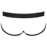 Black Level - vīriešu jockstrap biksītes ar rāvējslēdzēju melnas - L