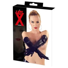 Latex garie cimdi unisex melni - M