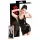 LATEX - bezpiedurkņu mini kleita melna