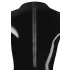 Latex sieviešu bodijs ar garām piedurknēm melns - 2XL