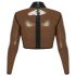 LATEX - caurspīdīgs lateksa tops (caurspīdīgs-melns)
