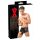 LATEX - bokseršorti un dzimumlocekļa pārvalks (melni) - L/XL
